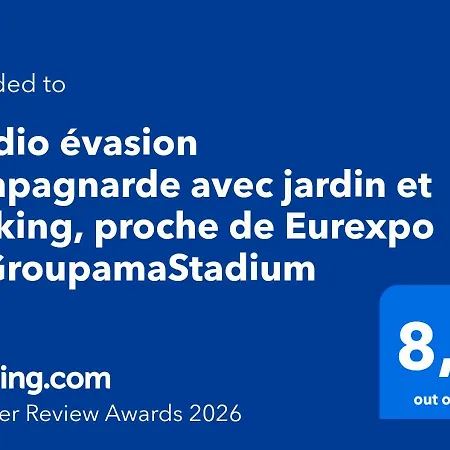 Appartement Evasion Campagnarde Avec Jardin Et Parking, Proche De Eurexpo Et Groupamastadium Saint-Priest (Rhone)